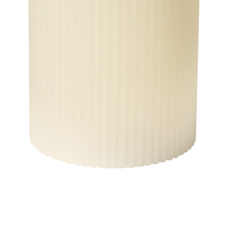 Zestaw 6 świec LED NOISETTE 10/16 cm Złamana biel