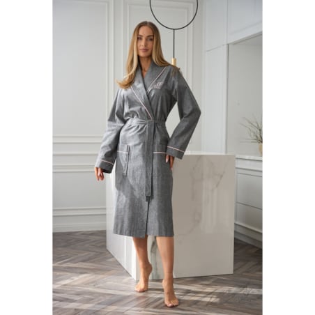 Szlafrok Coco 2530 Szary Szary, M