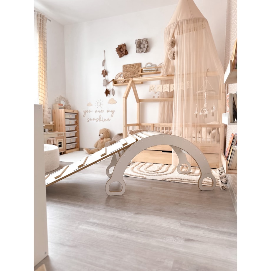 DUŻY bujak montessori + DUŻA zjeżdżalnia DRABINKA