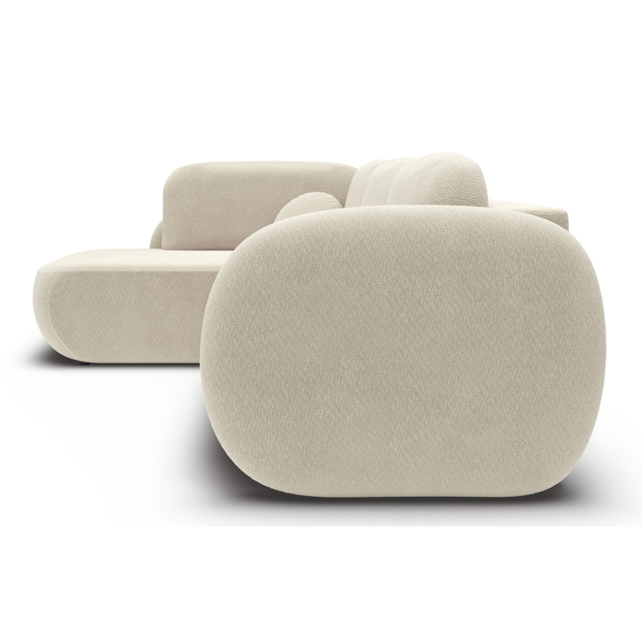 Nowoczesny Narożnik rozkładany OLIVIO II, lewy, beżowy