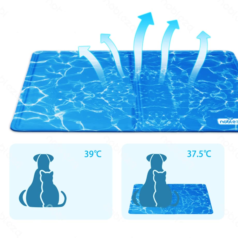 Mata Chłodząca Dla Psa Kota 50X40 Cm Z Nadrukiem Mocno Chłodzi