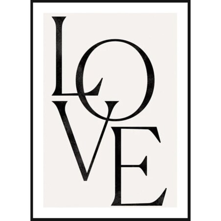 Poster Story, Plakat, Obraz - Love, wymiary 42 x 60 cm