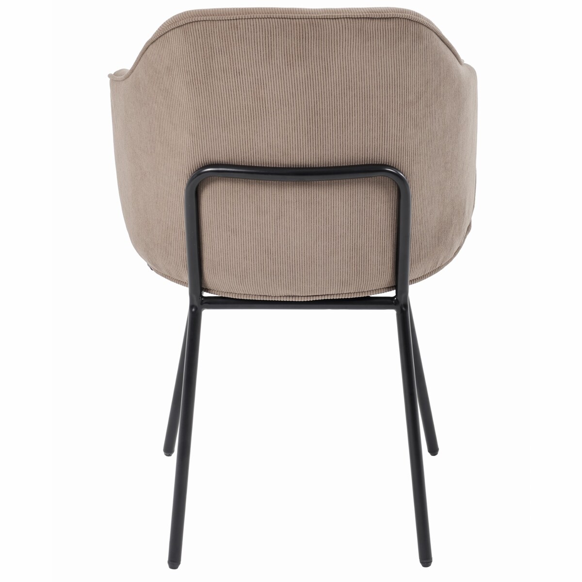 Krzesło z sztruksu tapicerowane DALIA welurowe JUMI