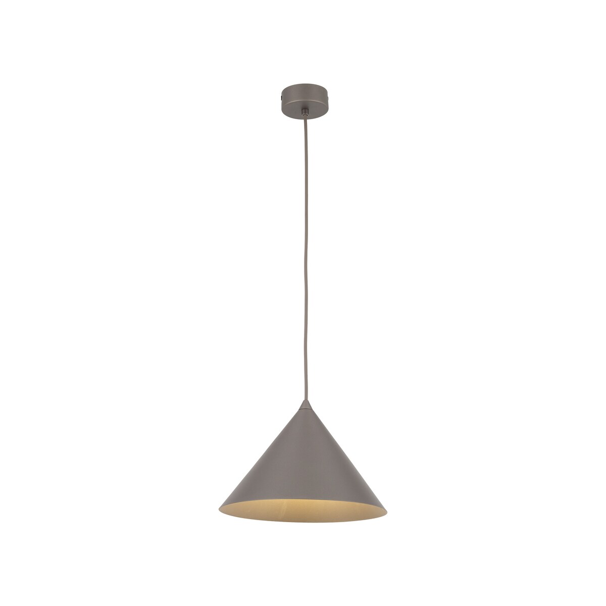 Lampa wisząca TK Lighting CONO M New Brown 11376 brązowa loft E27 regulowana