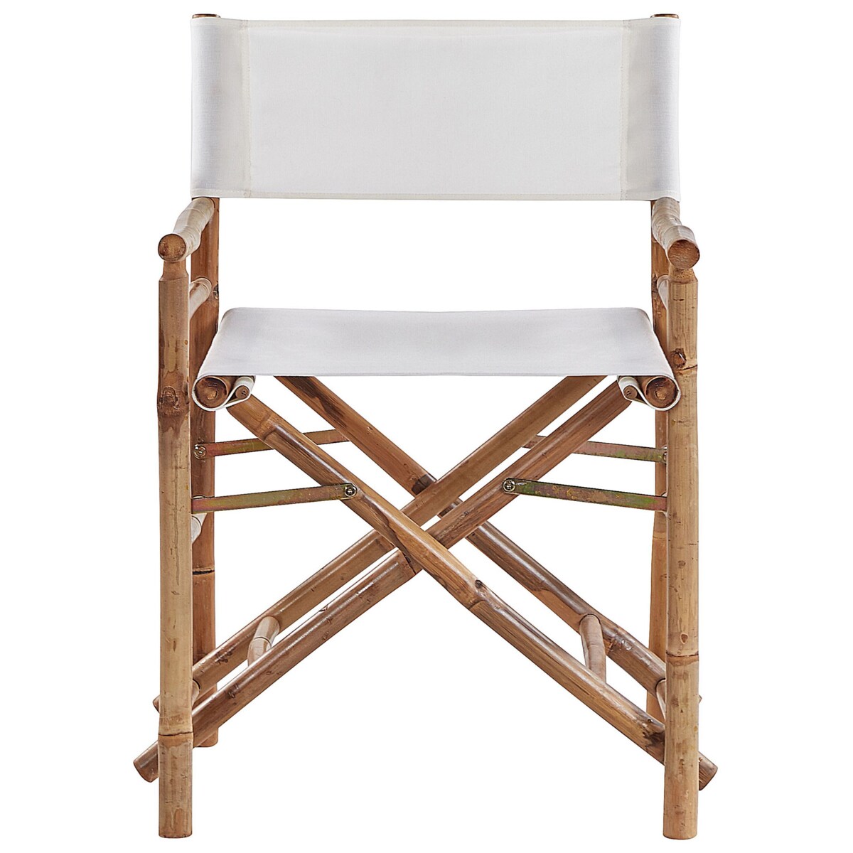 Zestaw 2 krzeseł bambusowy jasne drewno MOLISE