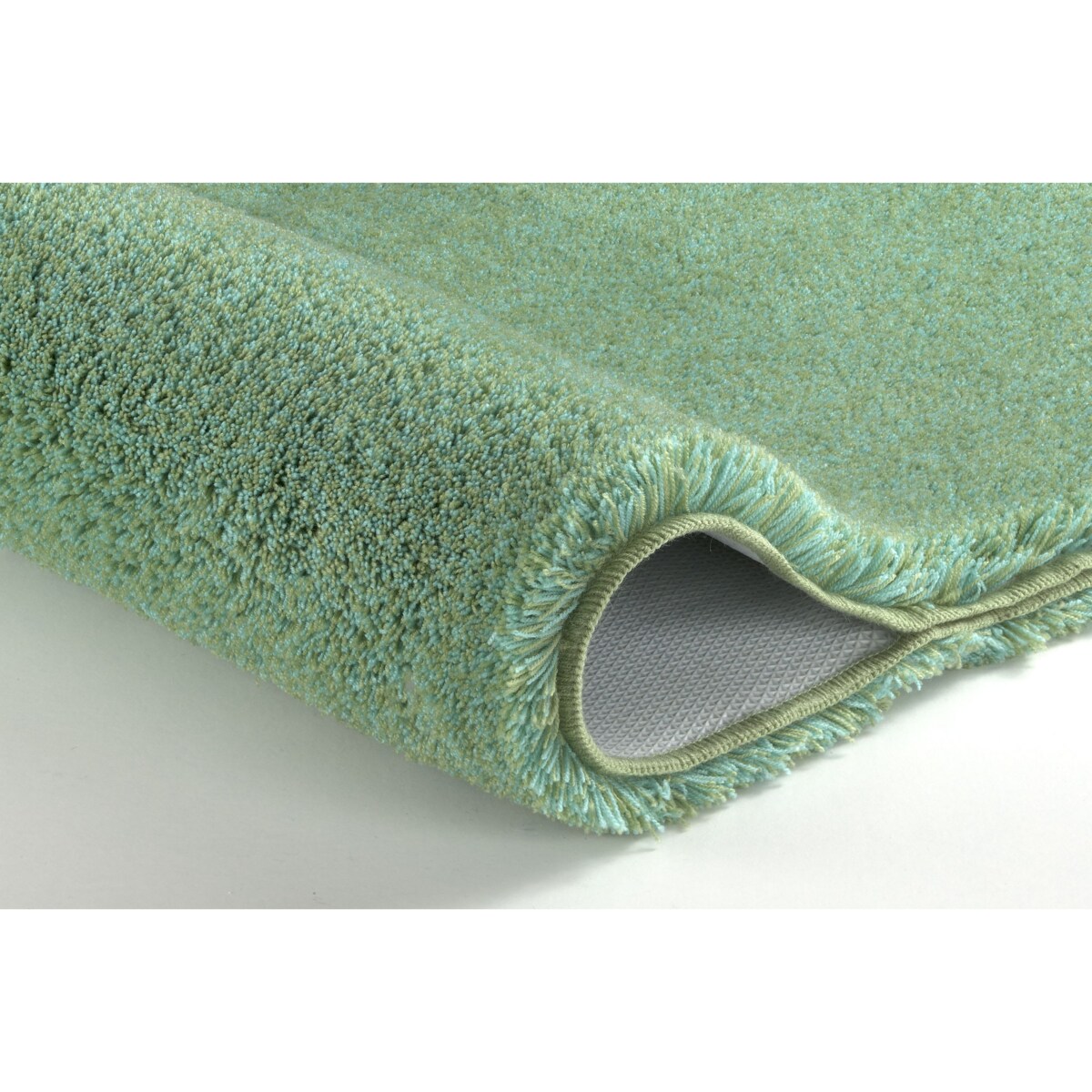 Kleine Wolke Relax Dywanik łazienkowy okrągły 80 cm zielony gęste runo 30 mm pistacio