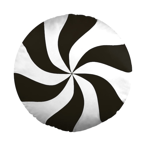 Poduszka XMAS wzór XM19 | Czarny cukierek