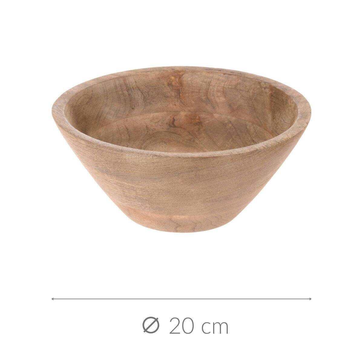 Miska z drewna mango, Ø 20 cm
