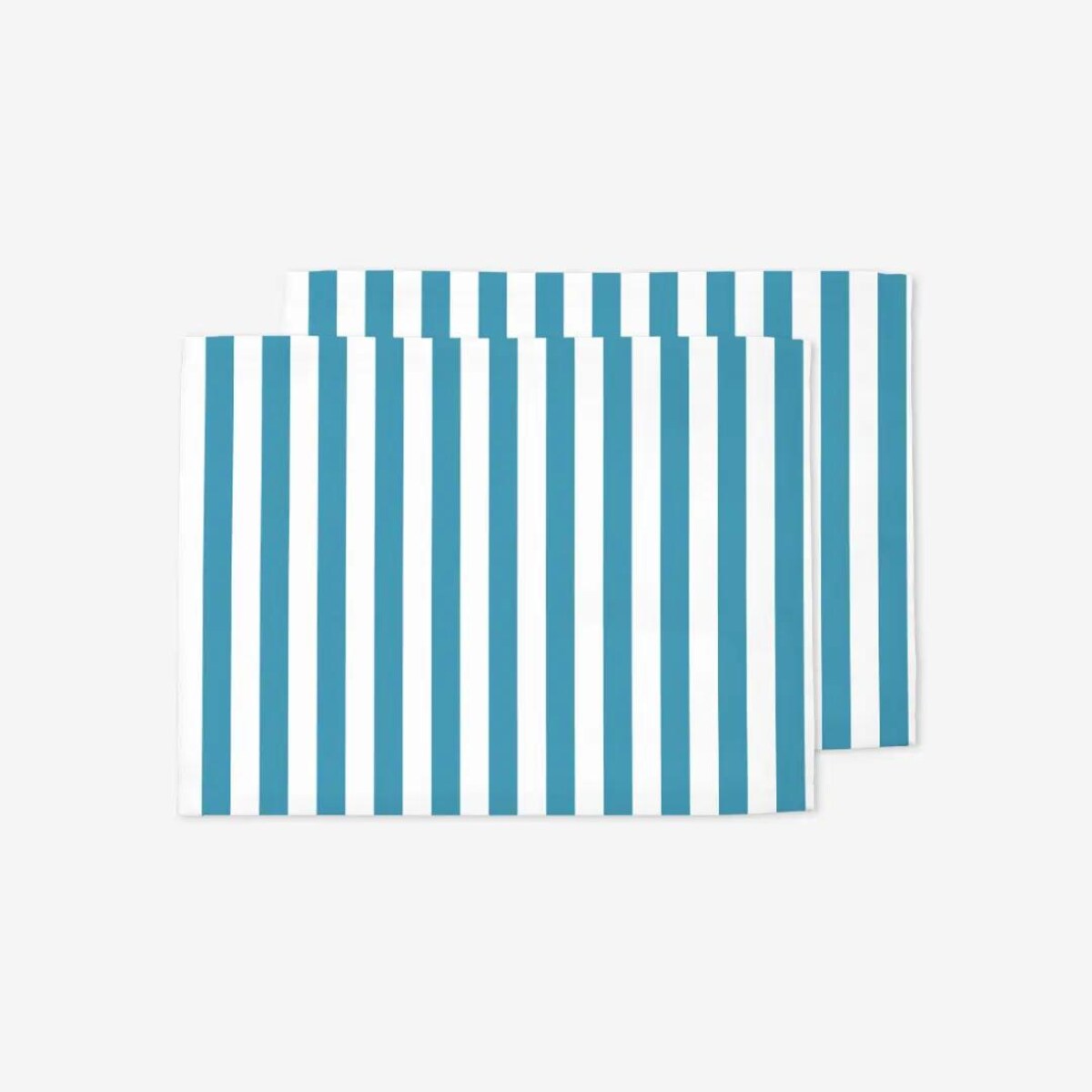 Podkładki świąteczne - błękitne paski - 2 cm