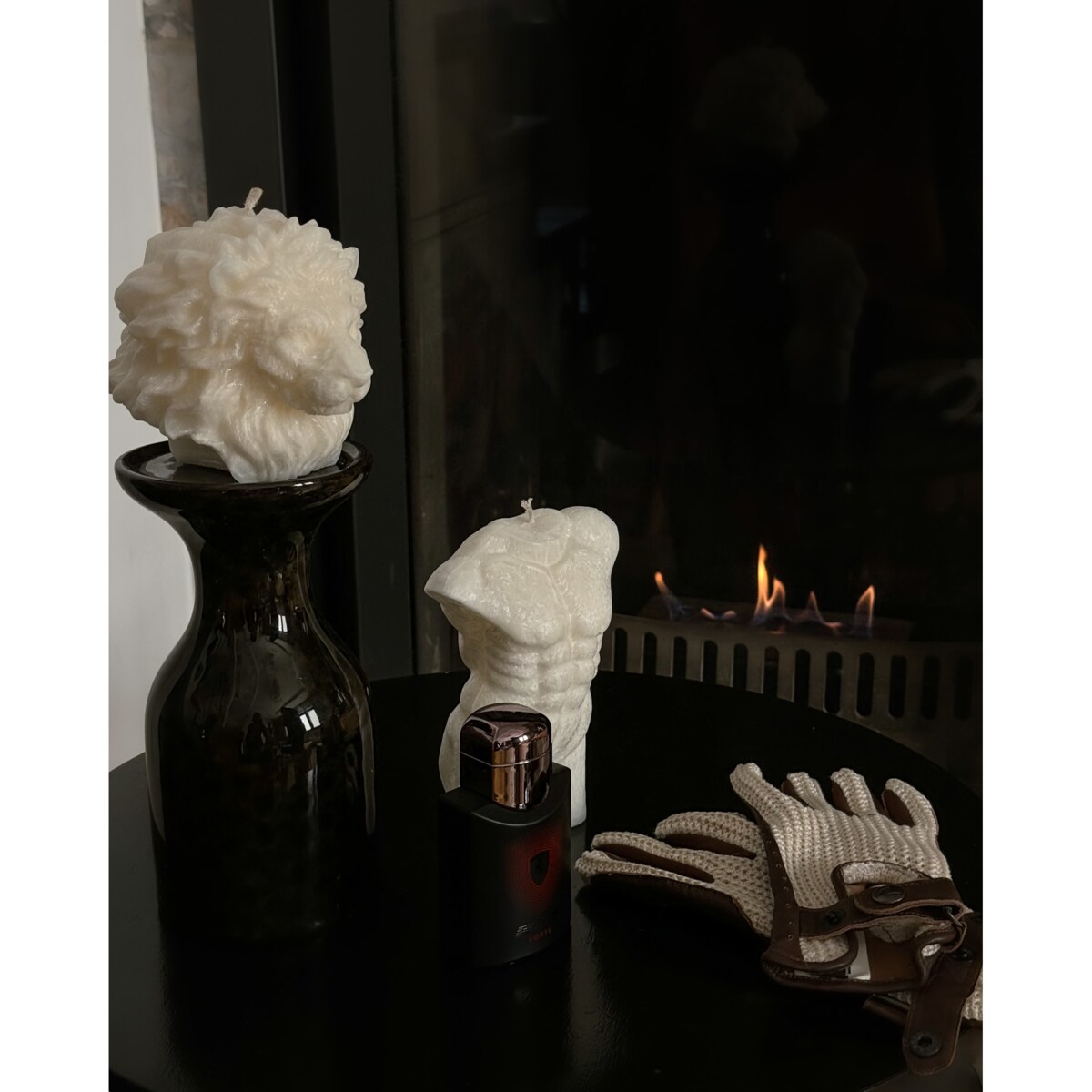 VERKOI Świeca Ozdobna Lion Head