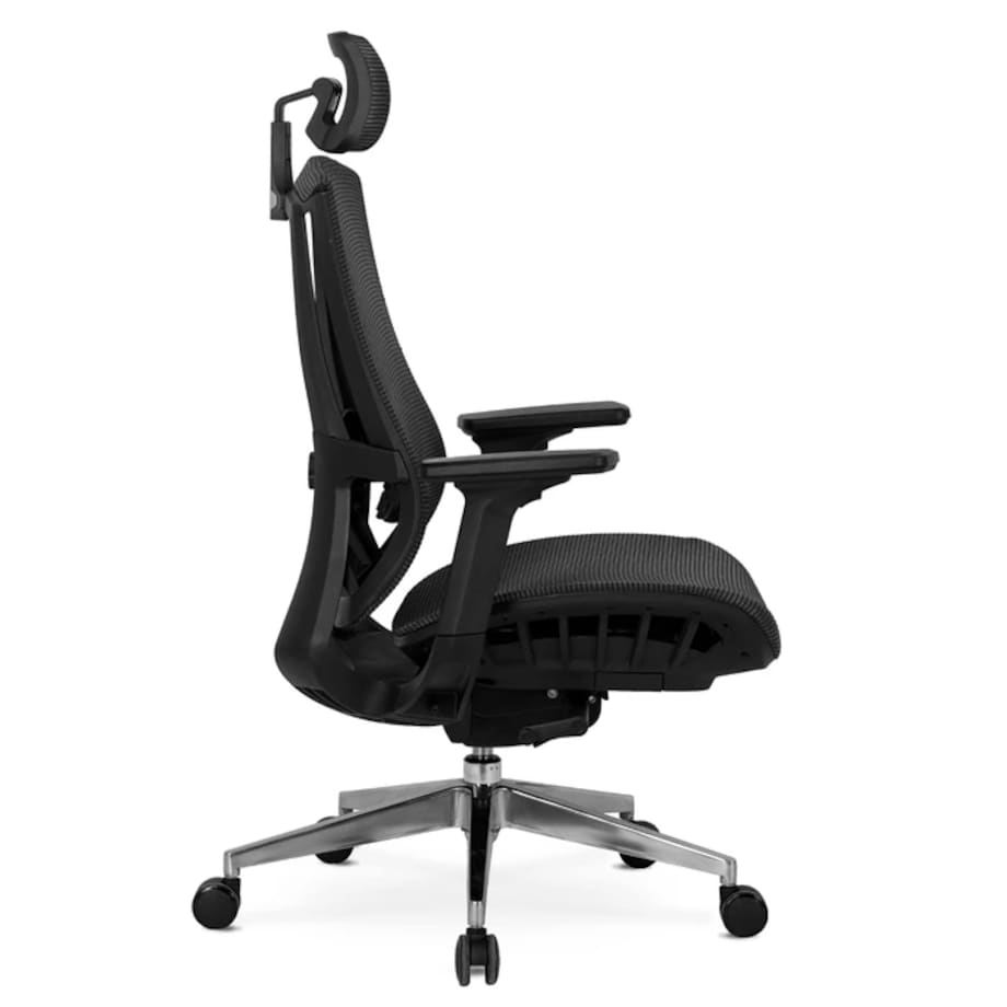 Fotel gamingowy obrotowy ergonomiczny regulowany do biurka czarny DYLAN