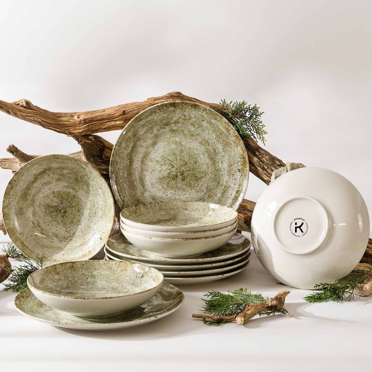 Zestaw obiadowy 6 os. (12 el.) ERATO