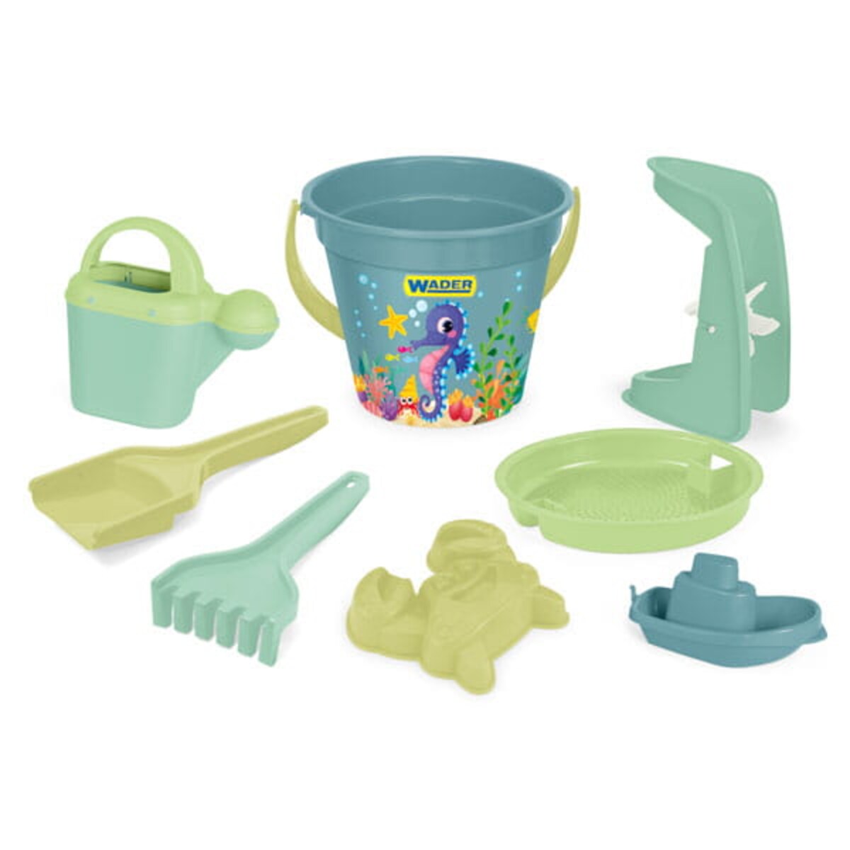 WADER Replay SeaWorld Komplet Do Piasku 8 El Do Zabawy Na Świeżym Powietrzu