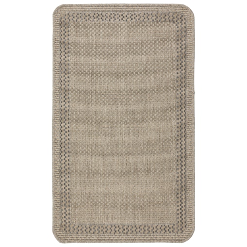Chodnik płasko tkany Roma 68x114 cm Ramka Beżowy