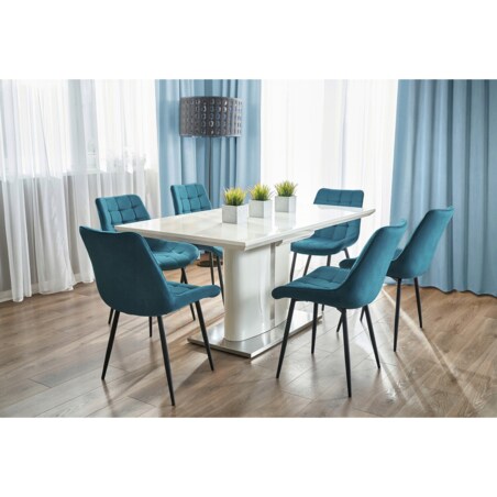 2 X Krzesło Do Jadalni Kuchni Salonu Do Jadalni Kuchni Stołu Zestaw Komplet Misty Niebieskie