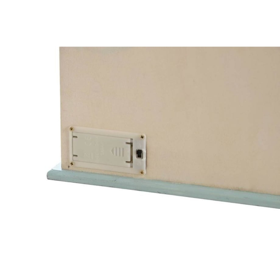 Kalendarz adwentowy LED 34,5x26x7 cm VILLETTA z czerwonym dachem