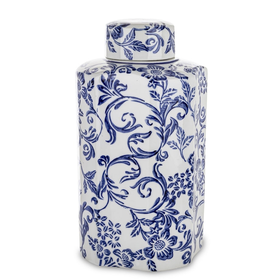 Amfora ceramiczny pojemnik z pokrywą 31,5x15,5x15,5 cm PHOEBE