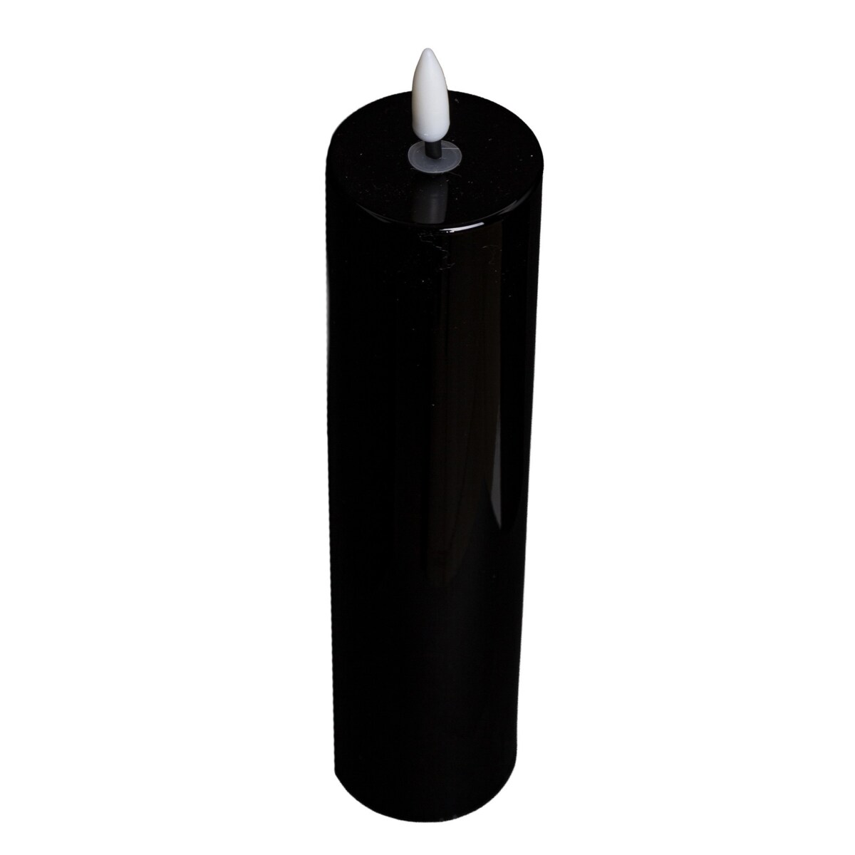 Świeca LED z tworzywa sztucznego Timer 24x5x5 cm MOMBATTI-3 czarna