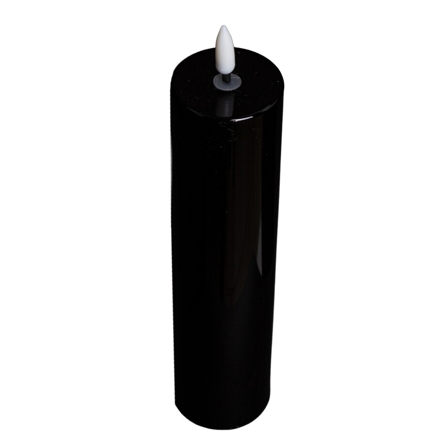 Świeca LED z tworzywa sztucznego Timer 24x5x5 cm MOMBATTI-3 czarna