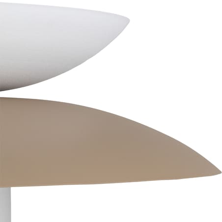 Lampa Wisząca Tk Lighting Verado Beżowa Biała Metalowa Z Kloszem