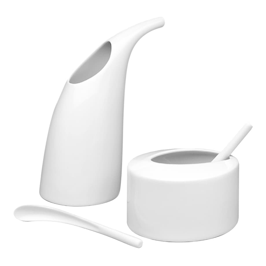 Zestaw cukiernica/mlecznik (Creamer & sugar) biały CDC1