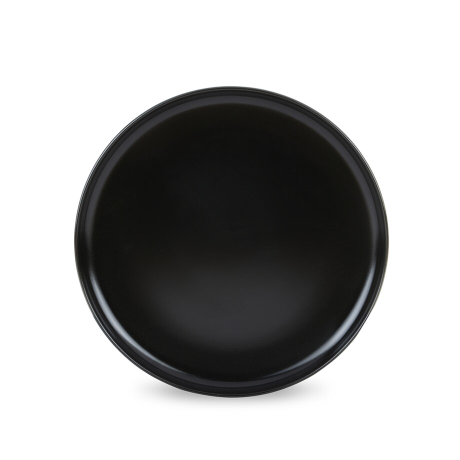 KONSIMO VICTO Zestaw obiadowy 6-osobowy czarno-biały/szaro-biały (24 elementy)