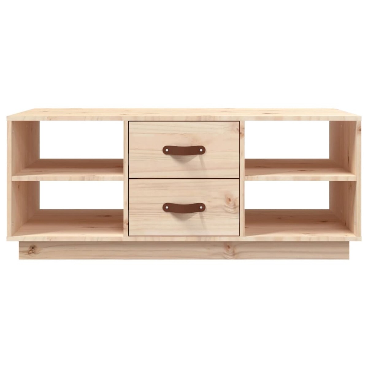 vidaXL Stolik kawowy, 100x50x41 cm, lite drewno sosnowe