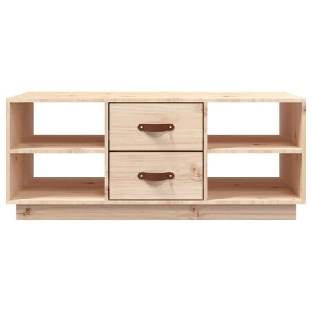 vidaXL Stolik kawowy, 100x50x41 cm, lite drewno sosnowe