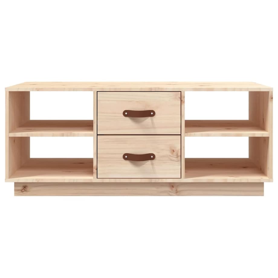 vidaXL Stolik kawowy, 100x50x41 cm, lite drewno sosnowe