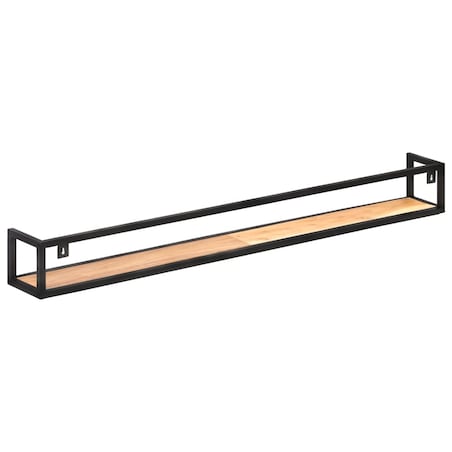 vidaXL Półki ścienne, 2 szt., 160 cm, lite drewno akacjowe