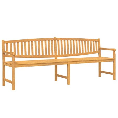 vidaXL Ławka ogrodowa, 228x59,5x90 cm, lite drewno tekowe