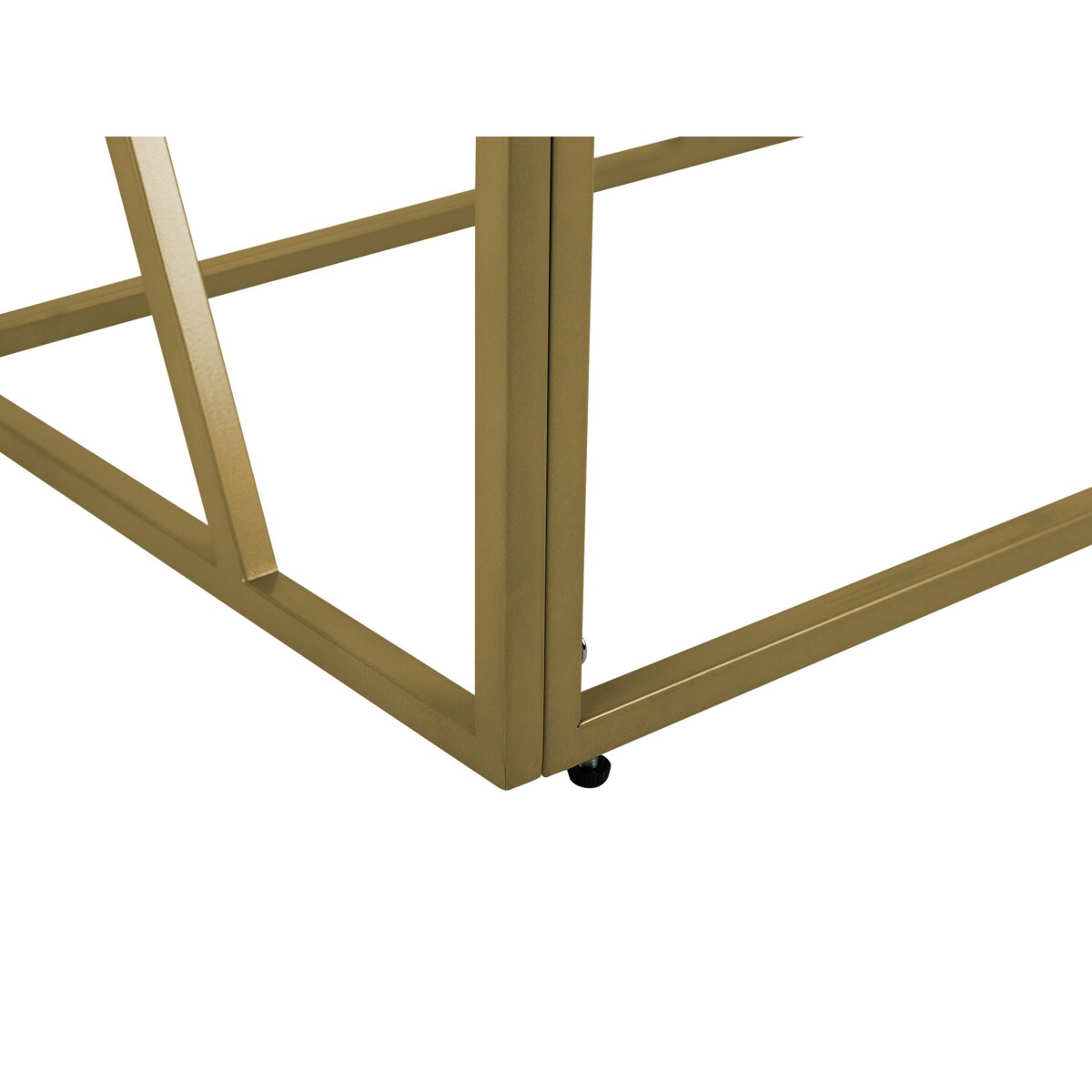 Konsola szklana złota ORLAND