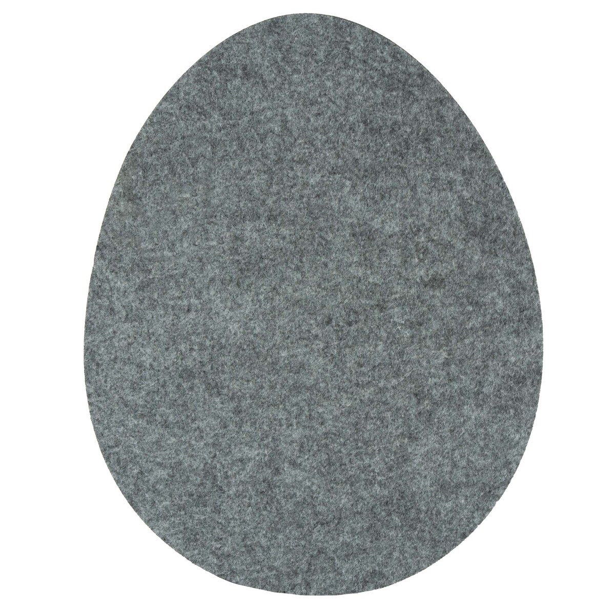 Podkładka Filcowa Wielkanocna Pisanka Na Stół Dekoracyjna Ozdobna Kwiaty Ciemnoszara 40X31,5 Cm