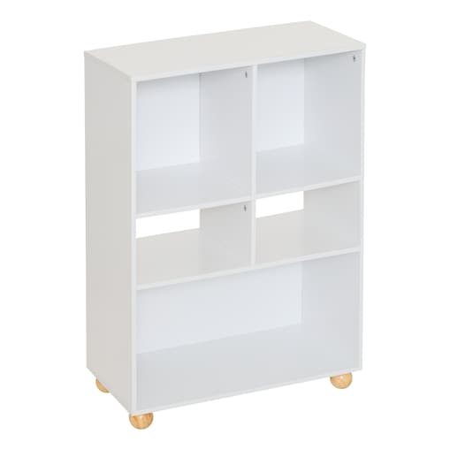 Regał z 5 pojemnikami STORAGE, 67,6 x 32 x 90,8 cm