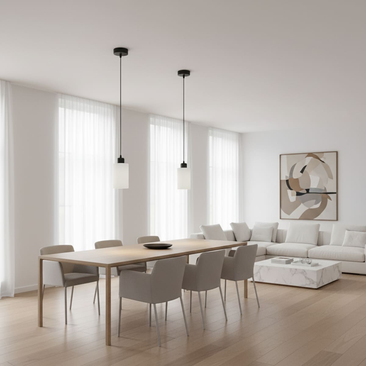 lampa wisząca pojedyncza edylit czarna z białym kloszem