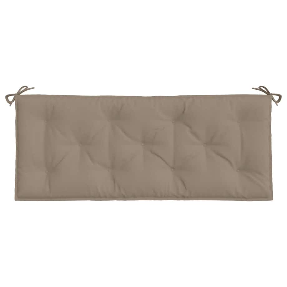 vidaXL Poduszka na ławkę ogrodową, taupe, 120x50x7 cm, tkanina