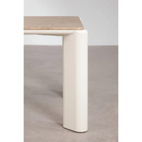 Prostokątny stół do jadalni 220x100 cm z MDF i marmuru Zanzibar