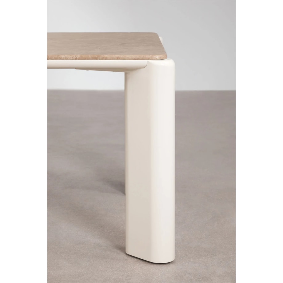 Prostokątny stół do jadalni 220x100 cm z MDF i marmuru Zanzibar