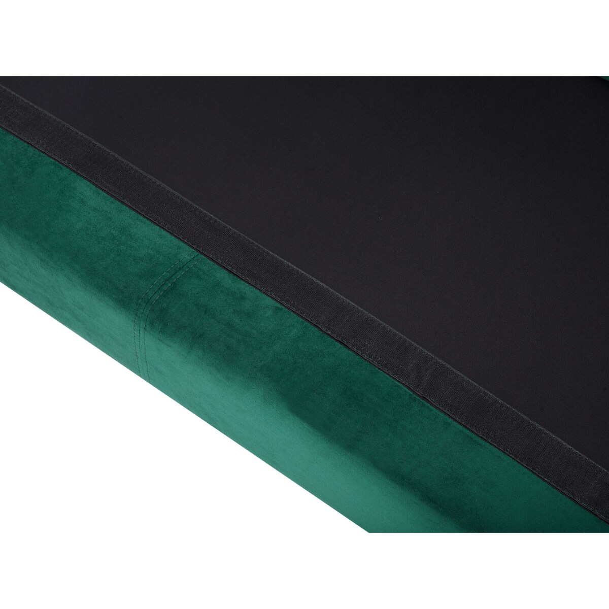 Narożnik welurowy lewostronny zielony OSLO