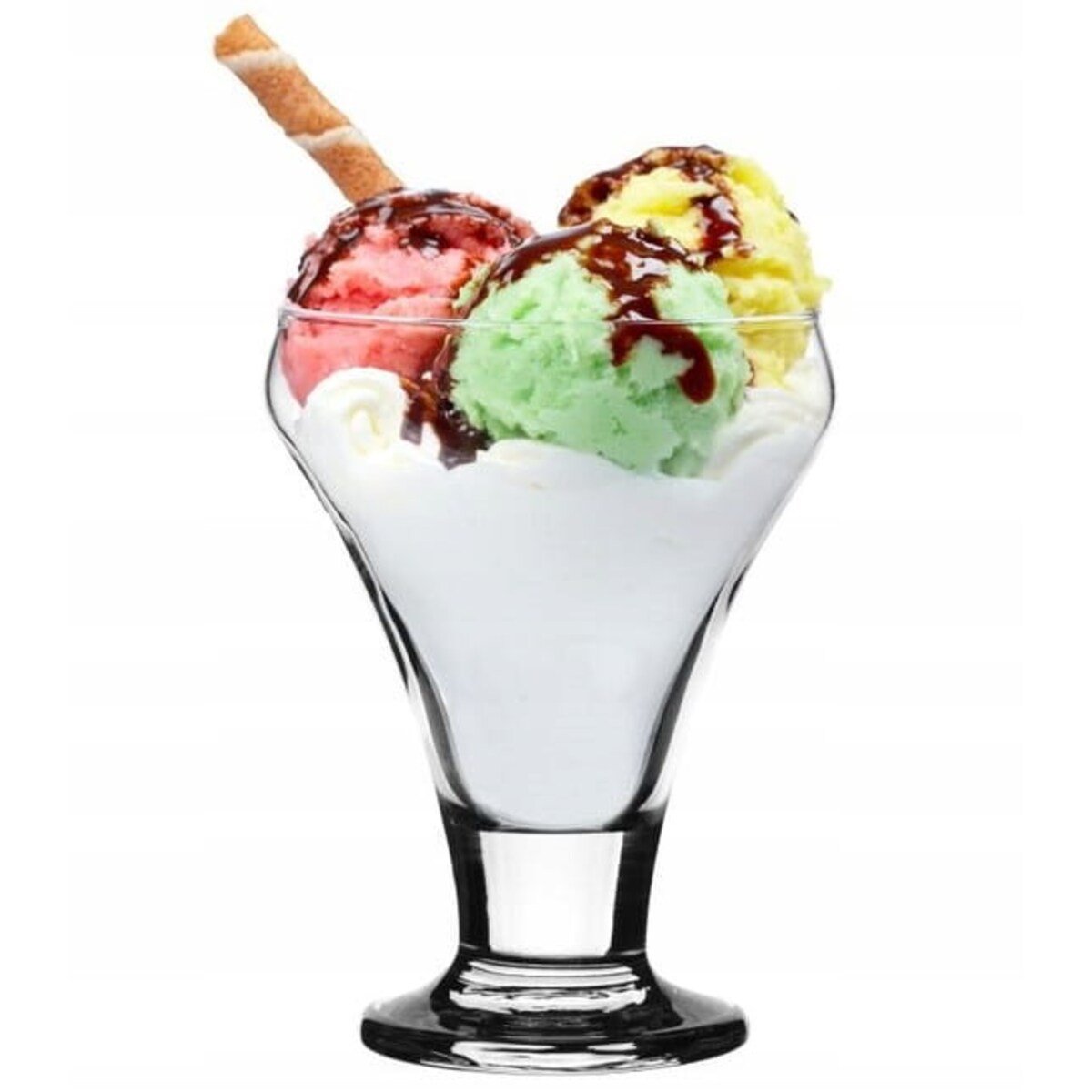 Szklany pucharek do deserów lodów Glasmark 290 ml 6szt Pucharki Zestaw Komplet