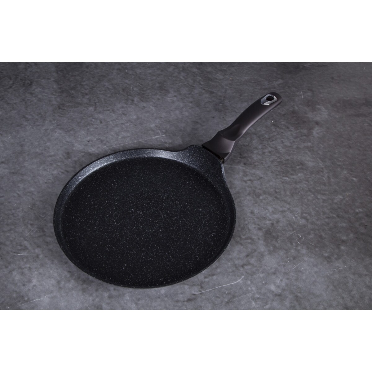 Patelnia naleśnikowa z powłoką granitową 28cm do naleśników BERLINGER HAUS Shiny Black