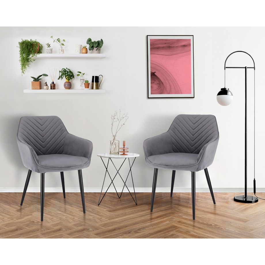 KRZESŁO welur TAPICEROWANE do jadalni PIKOWANE