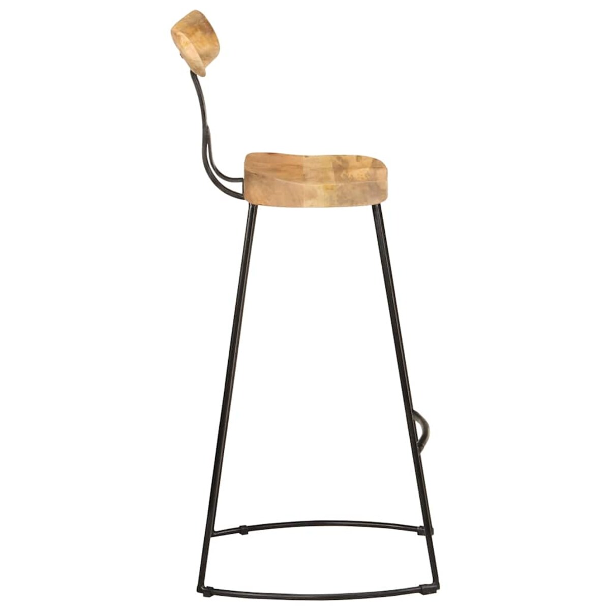 vidaXL Hokery barowe 2 szt. 49x43x103 cm Drewno lite Mango