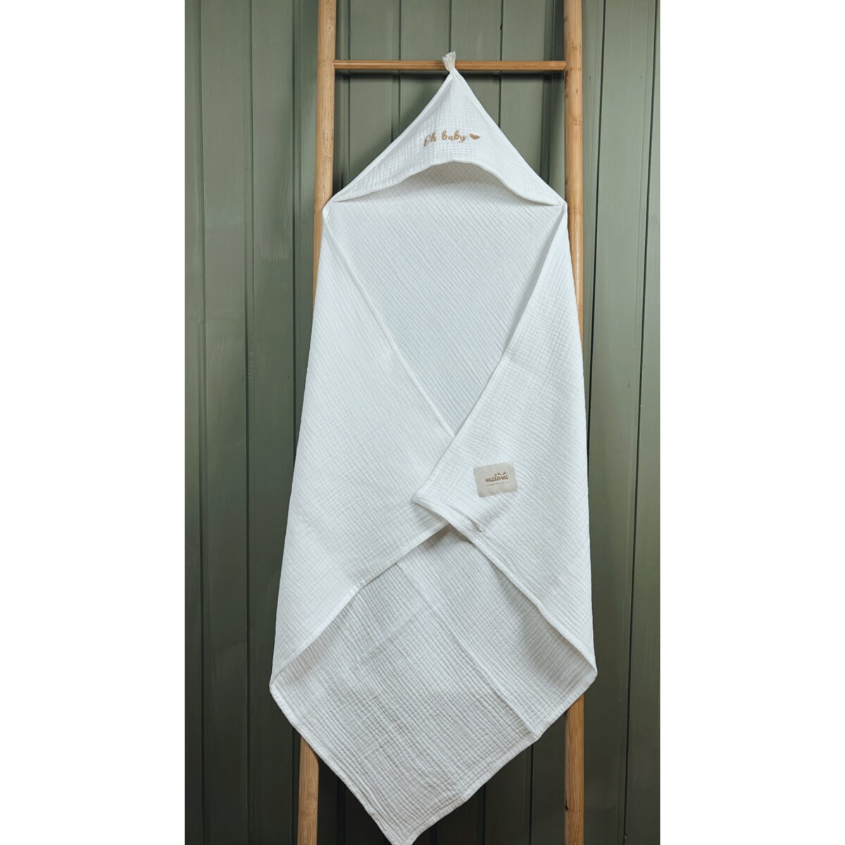 Ręcznik muślinowy ecru s