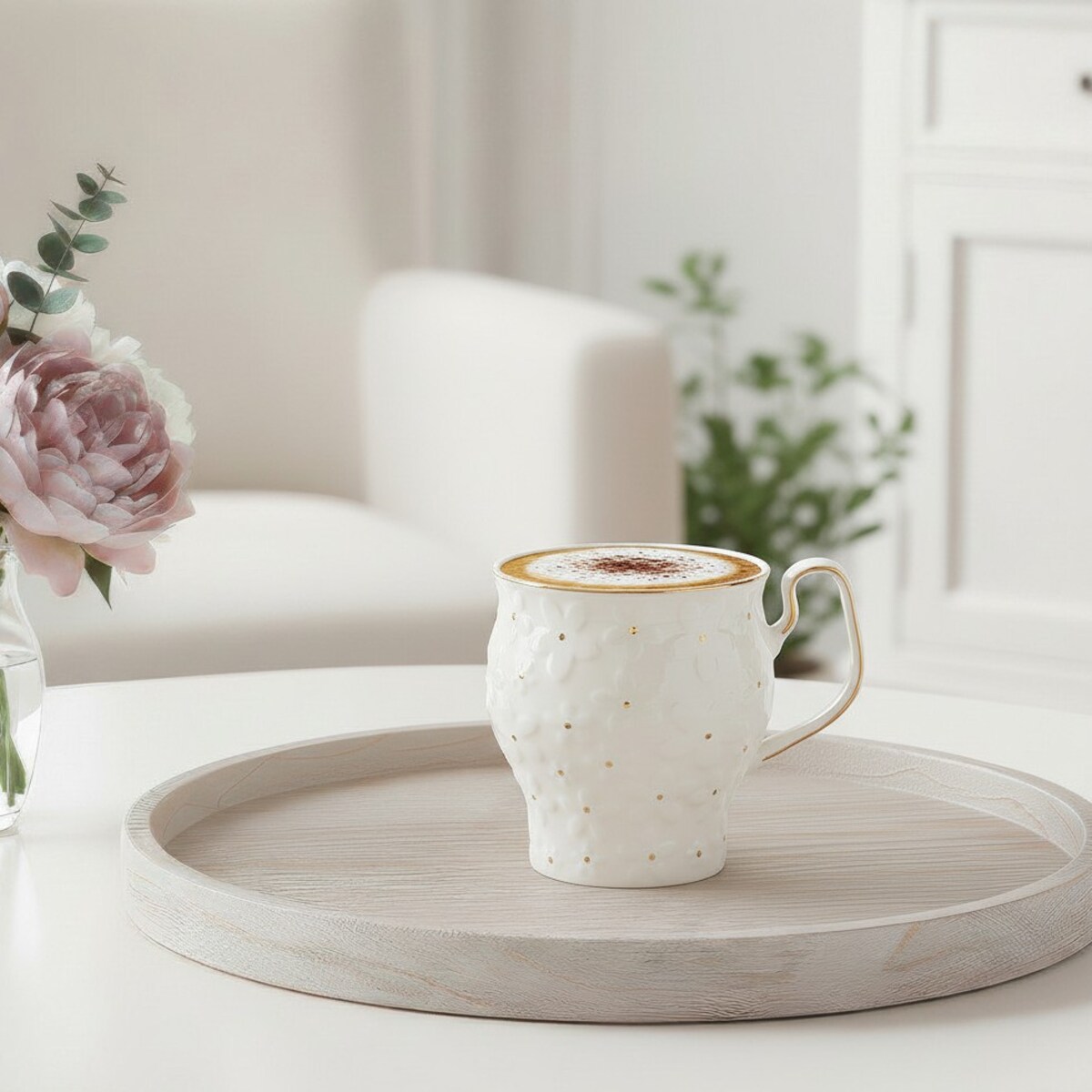 VILLA ITALIA Kubek porcelanowy 420 ml FIORELLA