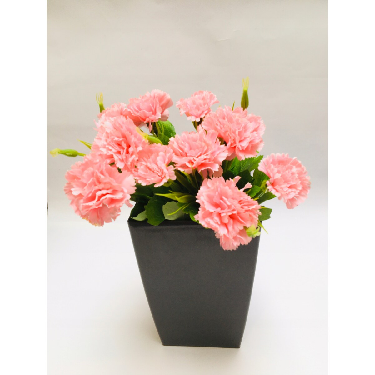 SZTUCZNE RÓŻOWE Goździki bukiet DEKORACJA STROIK WAZONU DONICZKI wiosna