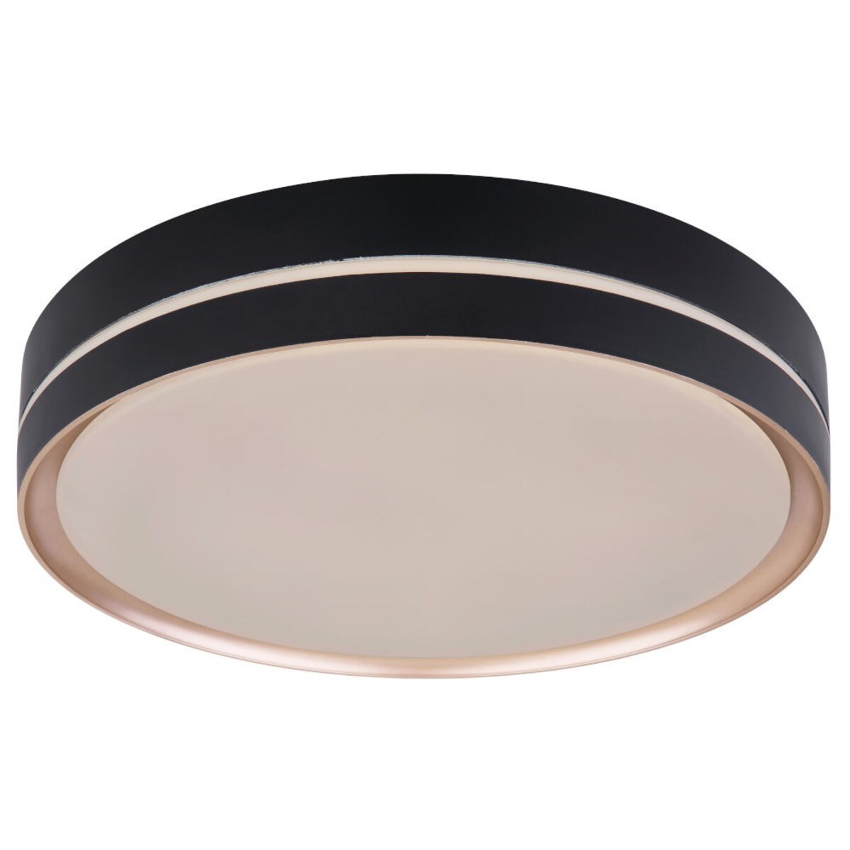 Nowoczesna LAMPA sufitowa MANNI 41759-24 Globo okrągły plafon LED 24W 2700K - 6500K z pilotem czarny