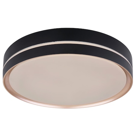 Nowoczesna LAMPA sufitowa MANNI 41759-24 Globo okrągły plafon LED 24W 2700K - 6500K z pilotem czarny