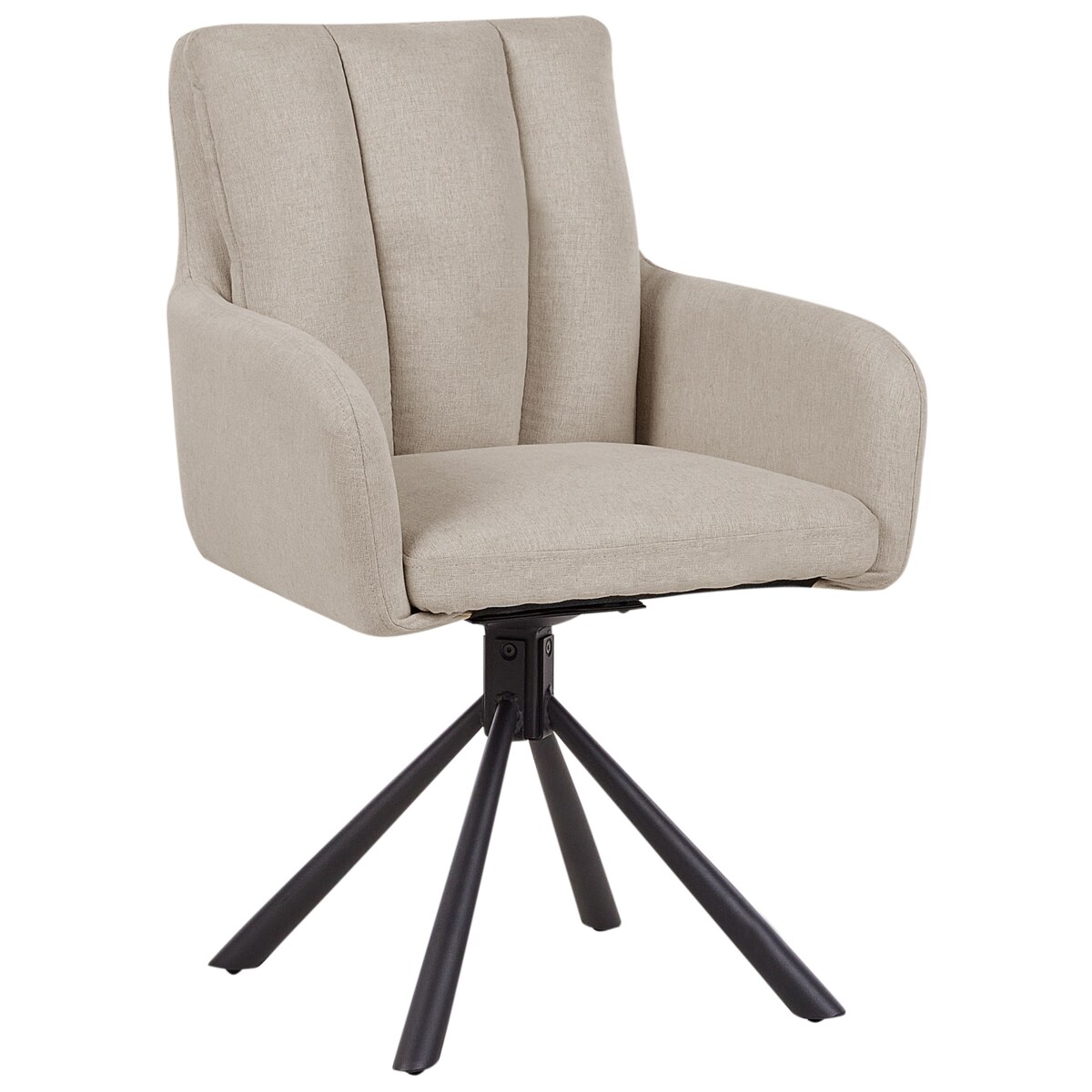 Zestaw 2 krzeseł SARDOAL Beżowoszary