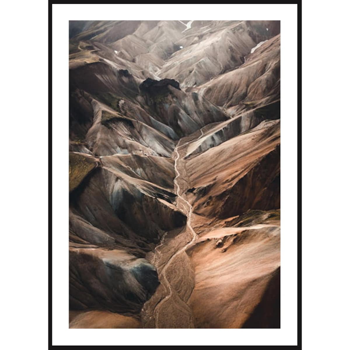 Poster Story, Plakat, Obraz - Góry Rhyolite na Islandii, wymiary 70 x 100 cm